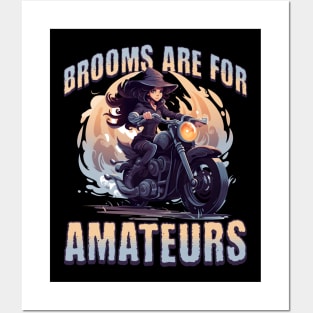 Brooms Are For Amateurs Posters and Art